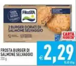 Iperfamily Frosta burger di salmone selvaggio offerta