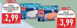 Iperfamily Findus burger di merluzzo con prezzemolo e limone offerta