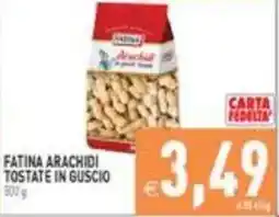 Iperfamily Fatina arachidi tostate in guscio offerta
