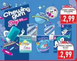 Iperfamily Vivident/Vigorsol stick gomme offerta
