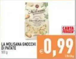 Pim Supermercati La Molisana gnocchi di patate offerta