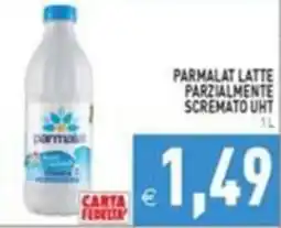 Pim Supermercati Parmalat latte parzialmente scremato UHT offerta