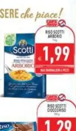 Pim Supermercati Riso Scotti Arborio offerta