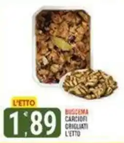 Tutto Buono Buscema carciofi grigliati offerta