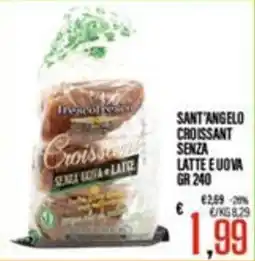 Supermercati EffePiù Sant'angelo croissant senza latte e uova offerta