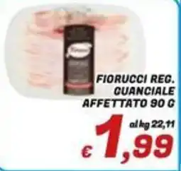 Idromarket Fiorucci reg. cuanciale affettato offerta
