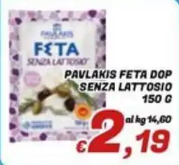 Idromarket Pavlakis feta dop senza lattosio offerta
