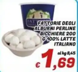 Idromarket Fattorie degli Alburni Perline Bicchiere offerta