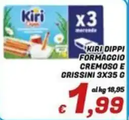Idromarket Kiri Dippi Formaggio Cremoso e Grissini offerta