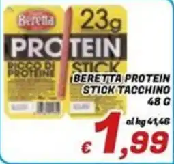 Idromarket Beretta protein stick tacchino offerta