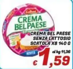 Idromarket Crema Bel Paese senza lattosio offerta