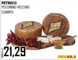 Big Food Petrucci Pecorino Vecchio Stampo offerta