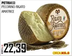Big Food Pecorino rigato amatrice offerta