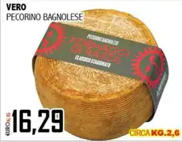 Big Food Vero pecorino bagnolese offerta