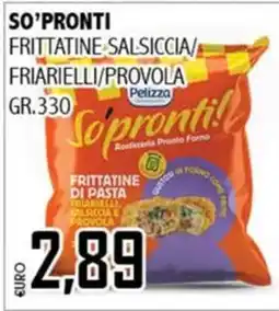 Big Food Soprunti Frittatine di pasta friarielli salsiccia e provola offerta