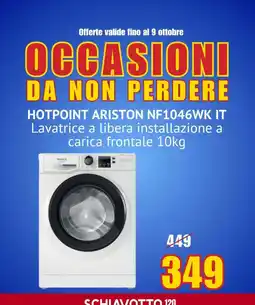 Schiavotto Lavatrice a libera installazione a carica frontale offerta