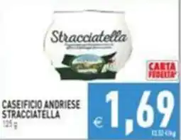 Pim Supermercati Stracciatella Caseificio Andriesese offerta