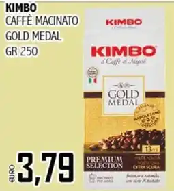 Big Food Kimbo caffè macinato gold medal offerta