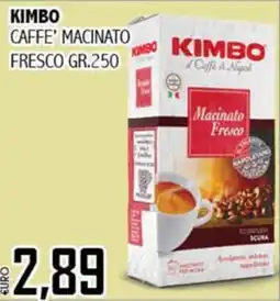 Big Food Kimbo Caffè Macinato Fresco offerta