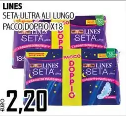 Big Food Lines seta ultra ali lungo offerta