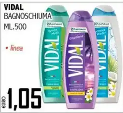 Big Food Vidal bagnoschiuma offerta