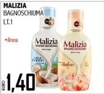 Big Food Malizia bagno schiuma offerta