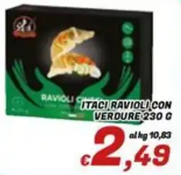 Idromarket Itaci ravioli con verdure offerta