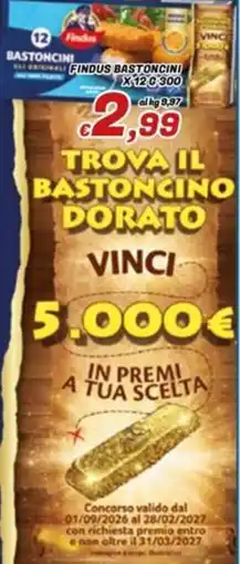 Idromarket Findus Bastoncini offerta