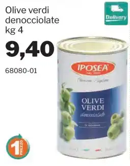 GrosMarket Olive verdi denocciolate Iposea offerta