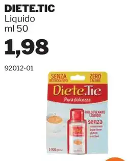 GrosMarket Diete.Tic Liquido offerta