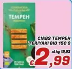 Idromarket Ciabs tempeh teriyaki bio offerta