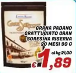Idromarket Grana Padano Grattugiato Gran Sorensina Riserva offerta