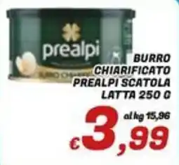 Idromarket Burro chiarificato Prealpi offerta
