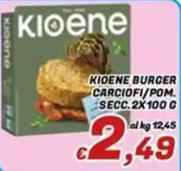 Idromarket Kioene burger carciofi/pom. secc. offerta