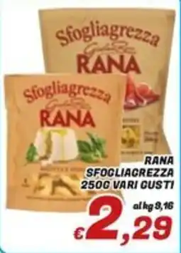 Idromarket Sfogliagrezza Rana offerta