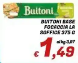 Idromarket Buitoni base focaccia la soffice offerta