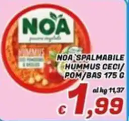 Idromarket NOA spalmabile hummus ceci offerta