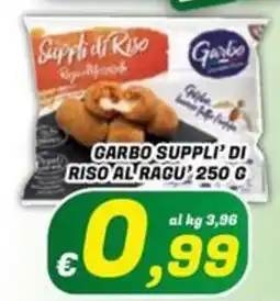 Idromarket Garbo Suppli' di Riso al Ragu' offerta