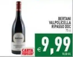 Pim Supermercati Bertani Valpolicella Ripasso Doc offerta