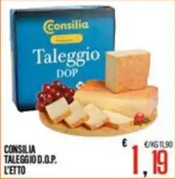 Supermercati EffePiù Consilia Taleggio D.O.P. offerta