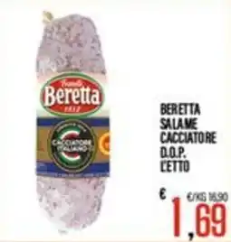 Supermercati EffePiù Beretta salame cacciatore D.O.P. offerta