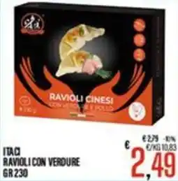 Supermercati EffePiù Itaci ravioli con verdure offerta