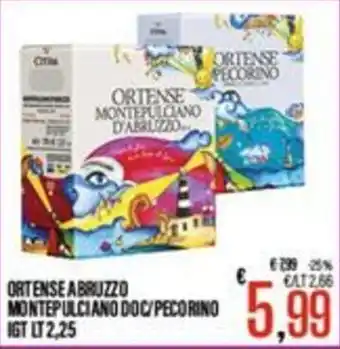 Ortense Abruzzo Montepulciano DOC/Pecorino IGT