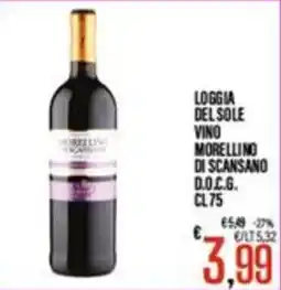 Supermercati EffePiù Loggia del Sole Morellino di Scansano D.O.C.G. offerta