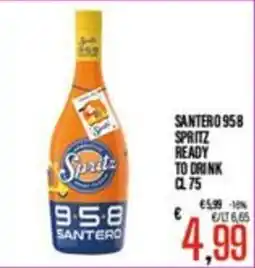 Supermercati EffePiù Spritz Santero 958 offerta