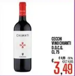 Supermercati EffePiù Vino Chianti D.O.C.G. Cecchi offerta
