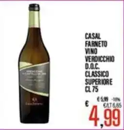 Supermercati EffePiù Casal Farneto Vino Verdicchio D.O.C. Classico Superiore offerta