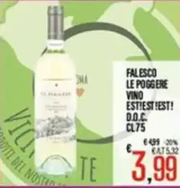 Supermercati EffePiù Falesco Le Poggere Vino offerta