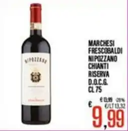 Supermercati EffePiù Marchesi Frescobaldi Niipozzano Chianti Riserva D.O.C.G. offerta