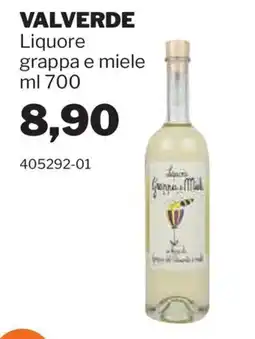 GrosMarket Valverde liquore grappa e miele offerta